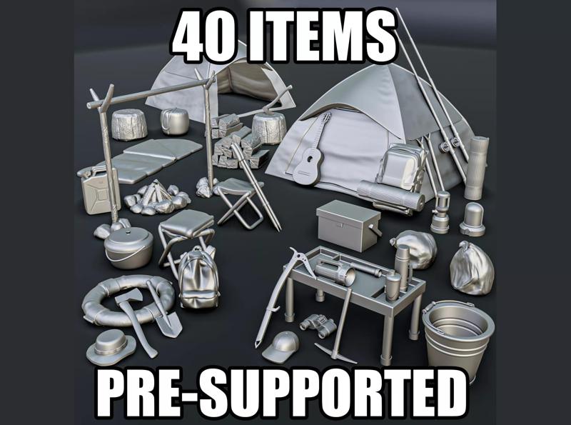 Camping Diorama Pack