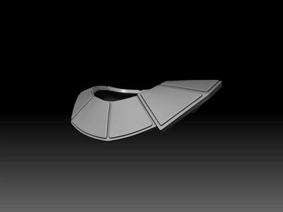 Animated Phase 1 Rex Pauldron 3D STL Files