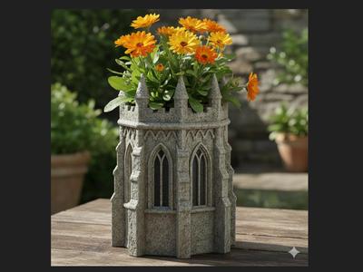 Gothic Flowerpot