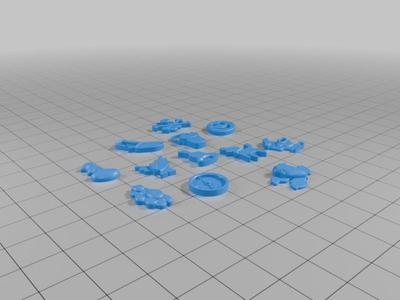 Operation game pieces