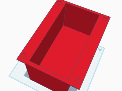 Recessed drawer for shelf behind sofa