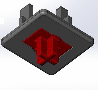 Romer-G to Cherry MX adpater TWO PART