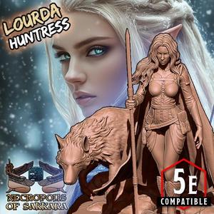 Lourda the Huntress - Fantasy Collectors Miniature SFW & NSFW