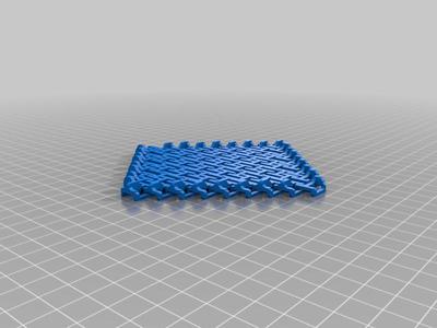 Chainmail Coaster with raised edges
