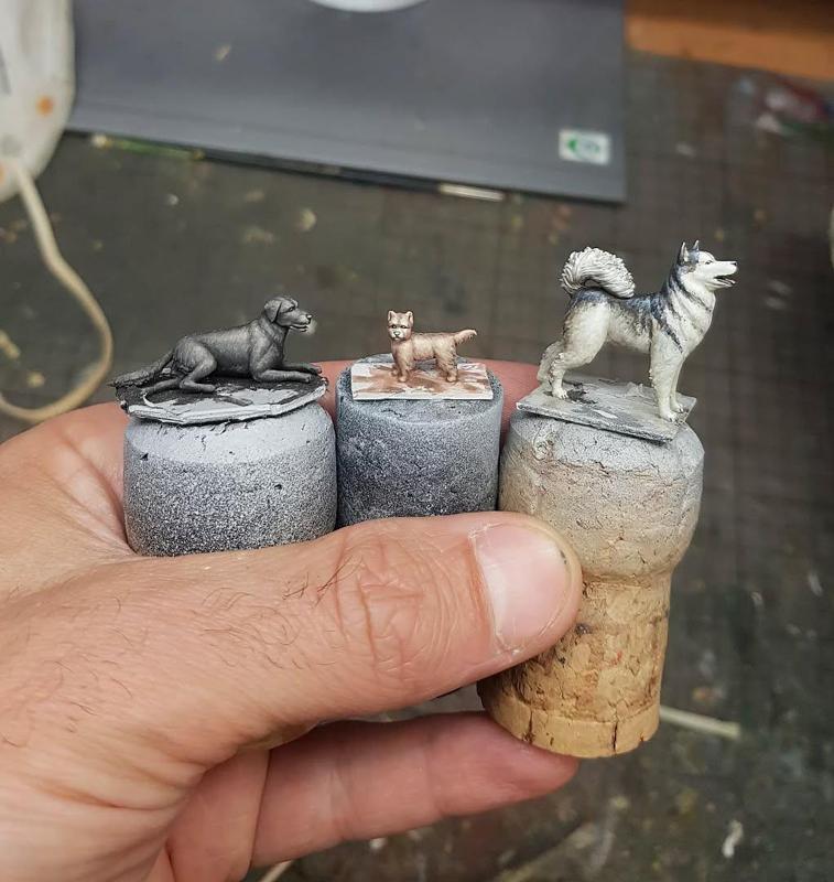 Animal Set - Dogs 2 (Alaskan Malamute, Labrador and Yorkshire Terrier)