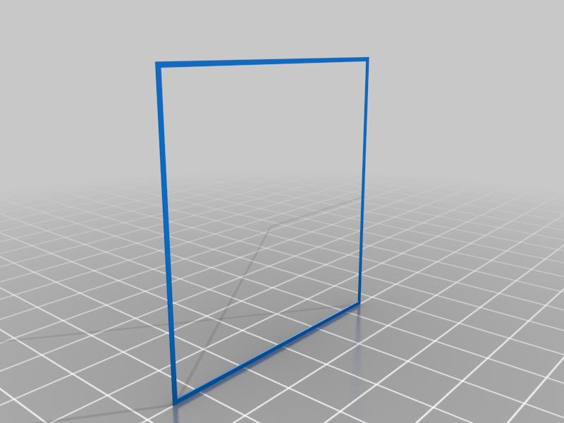 50x50x0,2mm square to calibrate