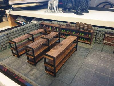 Miniature Shelves 28mm