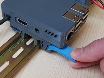 DIN rail clip unlocker