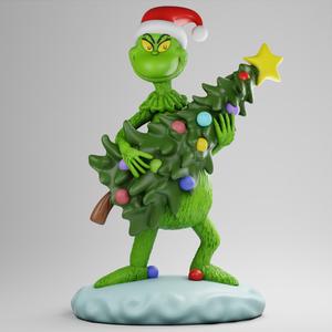 Grinch - Christmas Ornament - Home Decor - Shelf Ornament