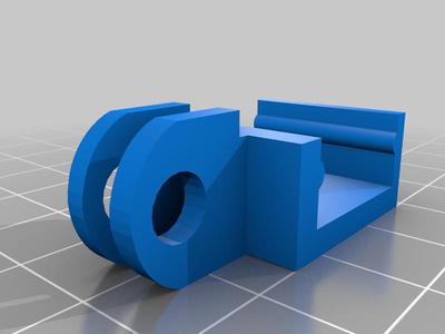 Ender 3 (Pro/ v2/ CR series) Bed Handle with Led Mount.