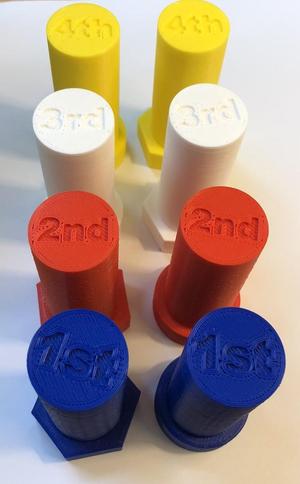 Prize Containers, Gift Container - 1st through 5th plus unmarked