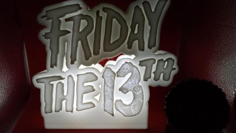 Friday The 13TH Logo Light