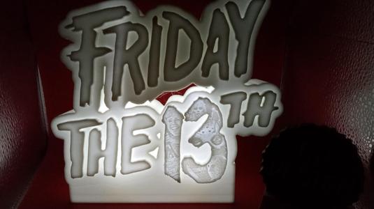 Friday The 13TH Logo Light