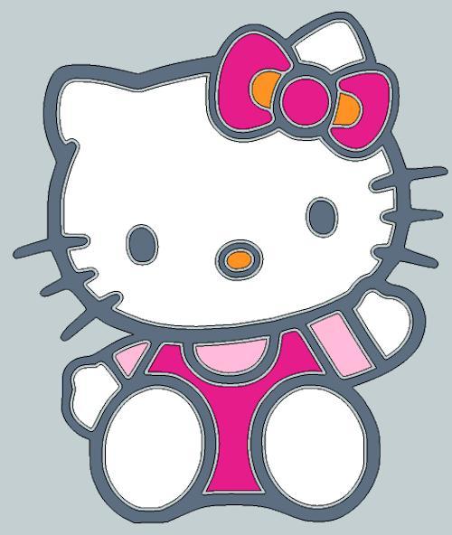 Badge Kitty V1