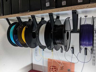 Filament Spool Hangers and Guides