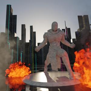⚔️ Templar Iron Man 3D Figurine File – Customizable & Ready to Print! ⚔️