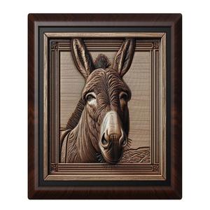 Donkey animal wall art relief wall decor
