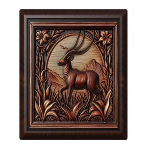 Impala animal wall art relief wall decor