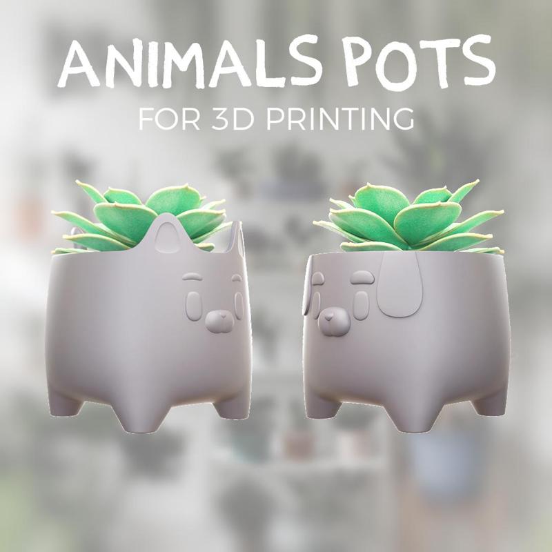 Animals Pots - Planter pot