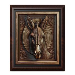 Donkey animal wall art relief wall decor