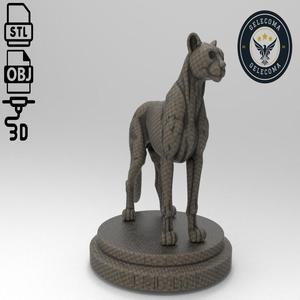 Cheetah Animal 3d Printing