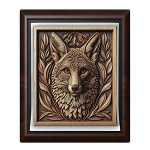 Jackal animal wall art relief wall decor