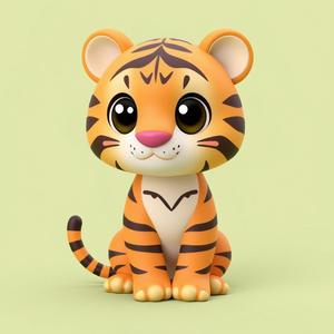 Tiger - Majestic and Powerful Desk Decoration