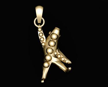MEN BODY PENDANT  3d printable model