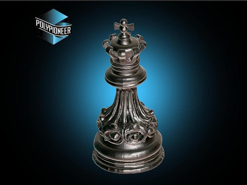 Regal Queen Chess Piece - 3D Printable Model