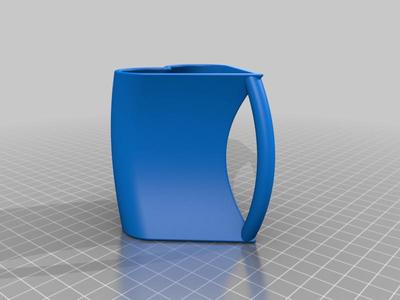 curved heart cup