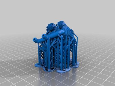 Big Engine for space scavenger vehicles
