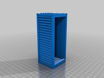 Shipping Container fixed side wall