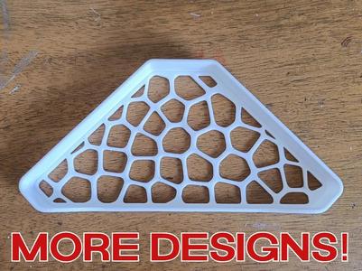 Voronoi Shower Shelf   