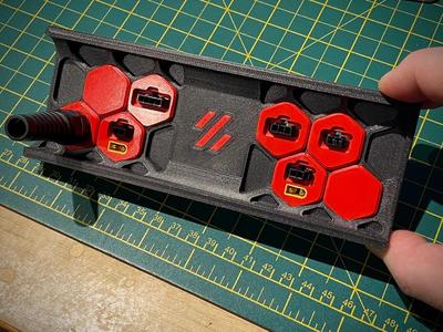 VORON 2.4 SKIRT CONNECTOR INSERT for CANBUS, fans, ERCF, PG7, XT30 2+2 & filament sensor   