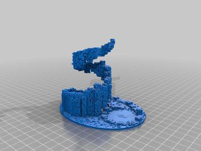 Base embellishment for Necron Night Scythe
