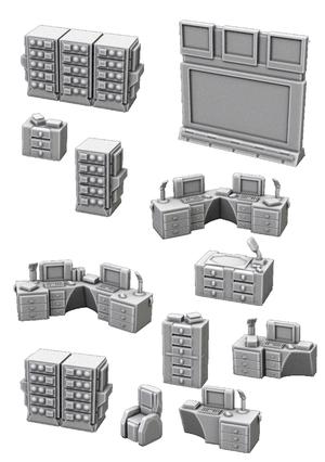 Sci-fi Police Station