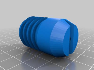 3/4" Barbed Hose Nozzle Fan Spray 