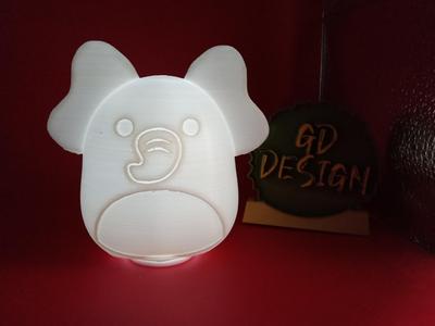 Elephant SQUISHMALLOWS ORNAMENT AND ONE TABLETOP TEALIGHT