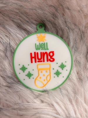 Well Hung Christmas Ornament