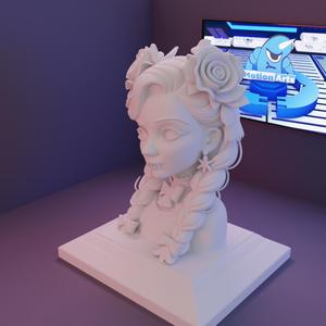 Busto menina monstro