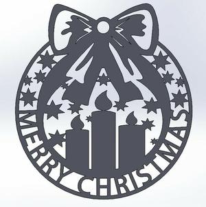 Christmas snow ornament