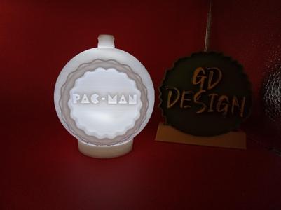 Pac-Man Retro Game CHRISTMAS ORNAMENT TEALIGHT