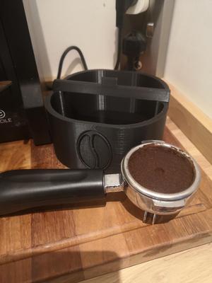 Coffee Knock Box - Espresso Machine Basket Knock Box with Puck Splitter