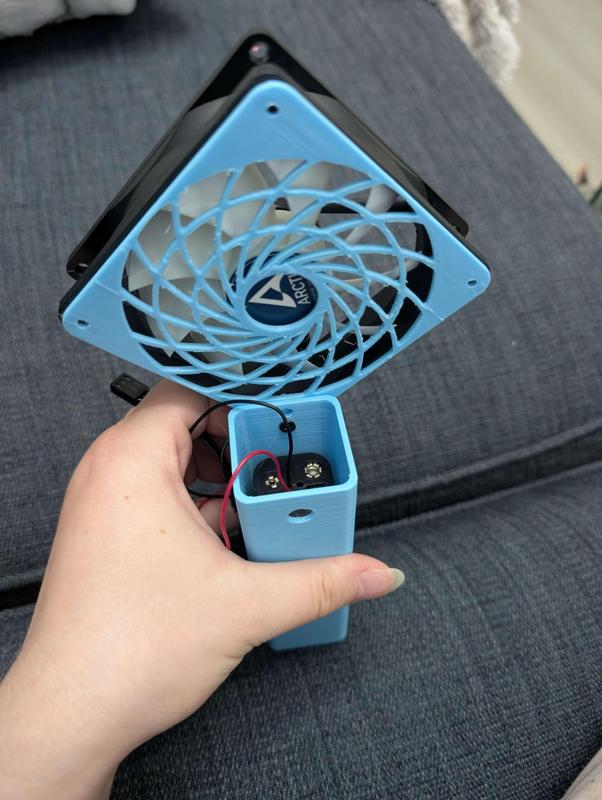 Simple portable fan