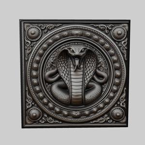 King Cobra Animal for CNC Router Laser & 3D Printer