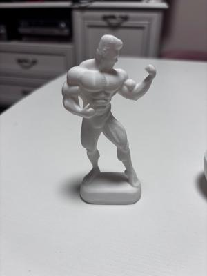 Bodybuilder figurine