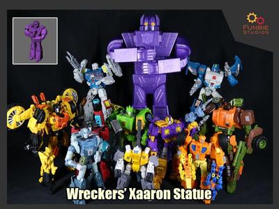 Transformers Wreckers Xaaron Statue
