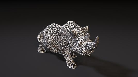 Rhino figure