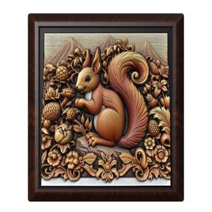 Squirrel animal wall art relief wall decor