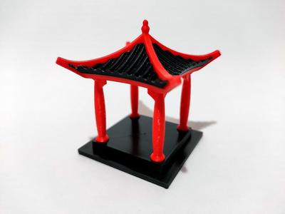 Multicolor Squared Pagoda
